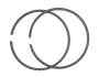 Поршневые кольца Polaris 800 (номинал) SM-09287R 2206375