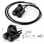 Универсальный влагозащищенный двойной переключатель квадроцикла /ATV /UTV на руль 22мм RiderLAB SW92 SW92