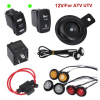 Комплект универсальных поворотников со сзвуковым сигналом UTV /ATV TSK100 TSK100