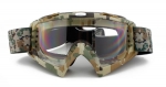 Очки для квадроцикла RiderLab хаки с прозрачной линзой XH-008H