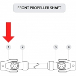 Вилка кардана для Polaris Sportsman, RZR 3235502 Caltric YO146 YO146